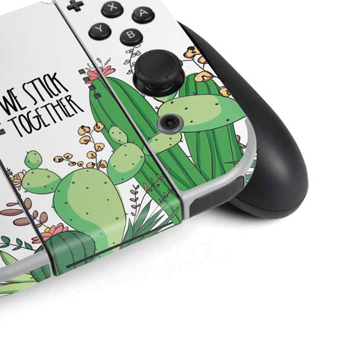 We Stick Together Nintendo Switch OLED (2021) Skin